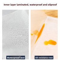 Sac d'emballage alimentaire imprimé en intaglio pour pain, avec fenêtre transparente, pour dim sum et toasts, scellé à la soudure à fil