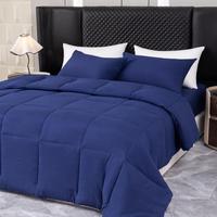 Ensemble de literie matelassé multicolore en gros, ensemble de couette Queen personnalisé, ensemble de couverture matelassée en polyester