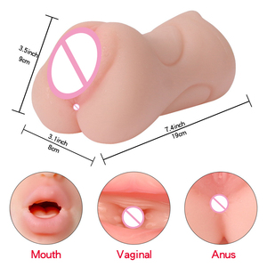 <strong>Hot</strong> Sell Silicone Mouth Vagina Masturbator Sex Toy Love <strong>Doll</strong> Pussy Vagina Masturbator <strong>for</strong> <strong>Man</strong> - Product Image 6