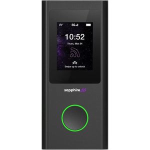 TravelWifi Sapphire 5G โมบายฮอตสปอต 5G ไตรแบนด์ พกพาสะดวกสำหรับการเดินทาง พร้อมหน้าจอสัมผัสขนาดใหญ่ - Product Image 1