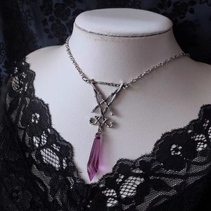 Collar con Colgante de Cruz de Luz Sagrada y Espada Oscura Gótica, Diseño Clásico de Nicho, Joyería de Moda para Mujer - Product Image 2