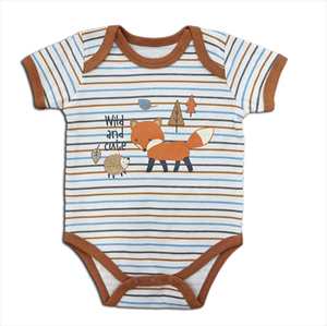 Nouveau produit 2023, ensemble cadeau pour bébé, combinaison rampante à manches courtes, bavoirs et chapeau, pantalon long, ensemble <span class=keywords><strong>5</strong></span> pièces - Product Image 3