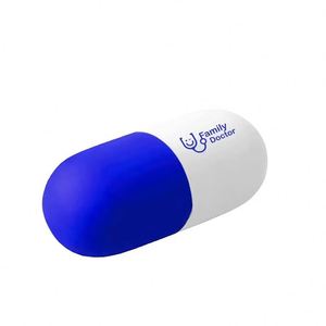 Capsule anti-stress personnalisée en mousse PU en forme de pilule médicament, balle anti-stress en forme de comprimé - Product Image 5