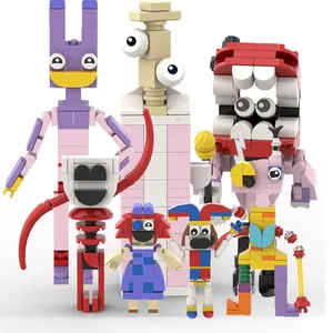 De Verbazingwekkende Digitale Circus Jax Pop Zuwave Komische Kinderen Puzzel Bouwsteen Speelgoed