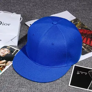 Gorras Snapback Unisex de 6 Paneles con Logotipo Bordado Personalizado ip-Hop, 100% Algodón, Visera Plana, Ajustables, Estilo Fiesta - Product Image 5