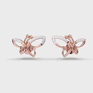 Pendientes de Diamantes Cultivados en Laboratorio, Corte Brillante, Certificados por IGI, Minimalistas, de Lujo para Mujer, Venta al Por Mayor de Fábrica, Joyas RATAN para Boda - Product Image 2
