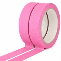 Ruban de masquage professionnel rose pour des lignes de peinture nettes et une suppression impeccable, idéal pour la peinture murale, la décoration et les projets de bricolage à domicile