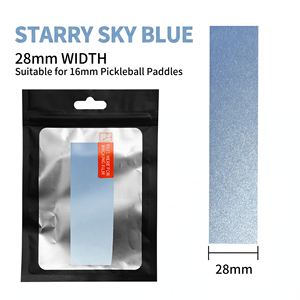 Meilleure vente : Bande de protection de bord pour raquette de pickleball en TPU brillant, film de protection à ajustement sécurisé pour les vendeurs - Product Image 1