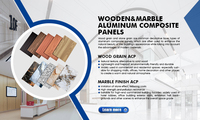Paneles compuestos de aluminio Alucobond 4X8 de madera moderna, hojas de 2mm-6mm PVDF ACP ACM para revestimiento de pared exterior para fábrica de cocina