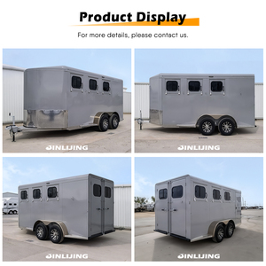 Jinlijing đa chức năng di động ngựa Trailer hộp di động thanh trại vận chuyển thực phẩm bán hàng tự động consesssion thực phẩm xe tải để bán - Product Image 2