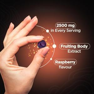 Suplemento diario de hongos todo en uno Gummy - 12 Mezcla de hongos con Chaga, Lions Mane, Reishi, Cordyceps, Gomitas de hongos - Product Image 5