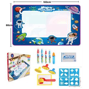 Samtoy 100cm enfants surdimensionné eau toile tige <span class=keywords><strong>magique</strong></span> eau dessin tapis coloriage Doodle tapis avec stylos magiques réutilisables - Product Image 1