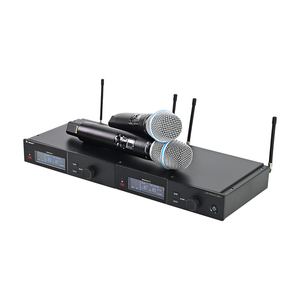 Sistemas de micrófono inalámbrico dinámico cardioide de 30 metros para voz en vivo con micrófono de mano - Product Image 4