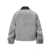 OEM Marque Privée Homme Stock Dropshipping Micro Suede Veste en Cuir