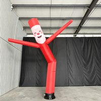 Danseur gonflable de Noël personnalisé 6m, Père Noël rouge, avec ventilateur intégré, résistant au soleil, imperméable, en tissu Oxford, pour publicité LGQM