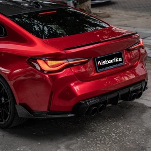 High Gloss Liquid Ruby <strong>Red</strong> <strong>Vinyl</strong> Wrap Color Change Film PET Car Wrap Film Waterproof Durable Car Sticker Removable Car Films - Product Image 4