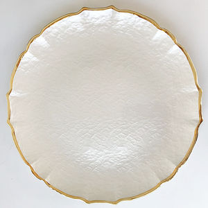 Platos de Presentación de Vidrio Dorado y Plateado, Nuevo Diseño 2019 - Product Image 3