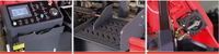 Scie à ruban CNC entièrement automatique pour couper les métaux Machine de découpe mentale intelligente et horizontale avec pince hydraulique