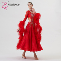 B-22211 personnalisé nouvelle robe de danse de salon standard international robes de danse de salon en soie perlée de haute qualité à vendre