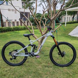 Vélo de montagne tout-suspendu pour adultes de 27,5 pouces à 12 vitesses, amortisseur, vélo de montagne à chute libre pour étudiants, vélo de montagne FOXCAT, vélo de plage, vélo de montagne en bord de mer - Product Image 5