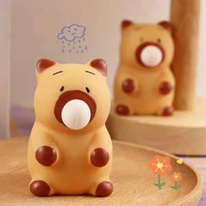 ของเล่นบีบคลายเครียดรูปคาปิบารา ทำจาก TPE เนื้อนุ่ม บีบแล้วคืนตัวช้า ของเล่นปลอบประโลมเด็ก - Product Image 1