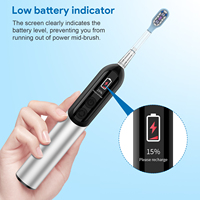 Brosse à dents électrique brosse à dents sonique à poils souples brosse à dents électrique sonique rechargeable pour adultes