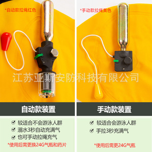 Auren Inflatable Life Jacket Belt 75n Buoyancy Reflective Fishing Emergency Waist Pack - Product Image 5