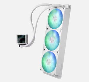 ชุดระบายความร้อนด้วยน้ำสำหรับซีพียู รุ่นใหม่ ปี 2025 Prime LC 360 ARGB สีขาวดำ พร้อมพัดลมเลนส์กระจกเงา ระบบไฟซิงค์  วัสดุพลาสติก  ตลับลูกปืนแบบน้ำ ปี 2025 N - Product Image 3