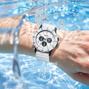 Reloj de Cuarzo para Estudiantes MARK FAIRWHALE, con Pantalla Luminosa, Correa Flexible de TPU, Caja de ABS, Resistente al Agua 30M, para Actividades al Aire Libre y en el Aula - Product Image 2