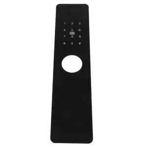 Touch Function Private Design Thin Electric Smart Housewares Door Bell Lock Tempered electronic Glass Panel Cover Plate