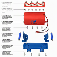 Transformateur d'excitation portable immergé dans l'huile 8 kVA ISO 9001 pour tension personnalisée disponible, approvisionnement direct usine, haute performance