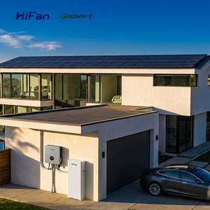 Inversor Solar HiFan <span class=keywords><strong>Growatt</strong></span> de 3-7.6KW, IP65, Apilable, con Paquete de Baterías LiFePO4 de 16kWh, 51.2V 314Ah, para Almacenamiento de Energía Solar, Uso Industrial y Doméstico - Product Image 2