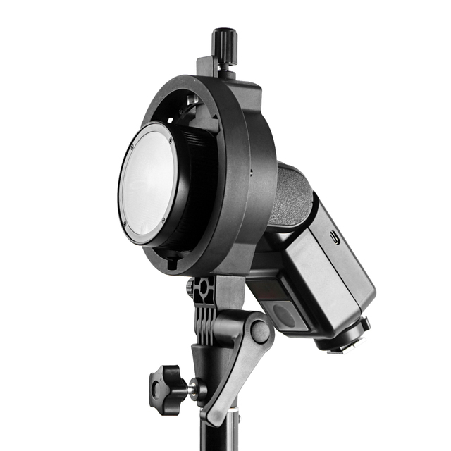 Kefengte Adapter for Video Light Studio Flash Bracket Mount Holder GODOOXV Speedlite Accessories