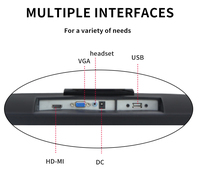 Nouvel écran tactile capacitif étanche IP65 de 19,5 pouces, écran LCD TFT, ordinateur de bureau, appareil POS, ATM, utilisation industrielle, ROHS