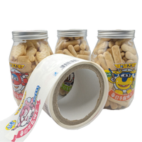 Étiquettes alimentaires imperméables avec logo, fournisseur chinois, étiquettes adhésives BOPP pour emballage, étiquettes pour bouteilles de miel