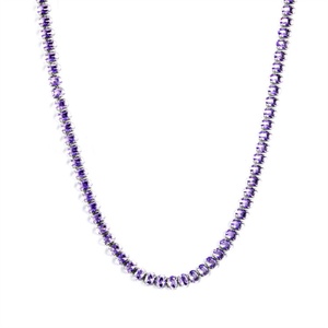 Fashion Jewelry Rhinestone Choker <b>Necklace</b> Colorful Oval Zircon Tennis Chain <b>Necklace</b> - Product Image 6