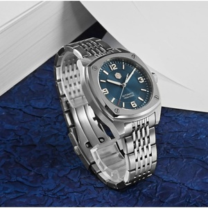 Reloj Mecánico para Hombre San Martin SN026-G-B, Diseño Original Cuadrado, Estilo Deportivo, Alta Calidad, Clásico y de Lujo, con Cristal de Zafiro - Product Image 3