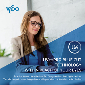 <span class=keywords><strong>Lentes</strong></span> Ópticas WDO Source Factory con Protección UV420 y Filtro de Luz Azul, <span class=keywords><strong>Lentes</strong></span> Populares 1.56 con Bloqueo de Luz Azul y Antireflejo HMC - Product Image 2