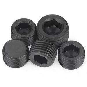 Tappo a Vite Esagonale Nero BSP NPT 1/4 3/8 1/2 3/4 1 - Product Image 6