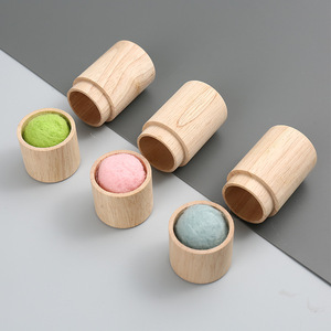 재봉 액세서리 핀 쿠션 대량 가정용 손 재봉 작은 바늘 휴대용 나무 바늘 상자 핀 쿠션 - Product Image 1