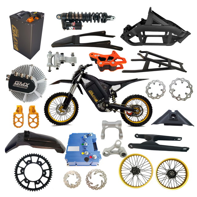 Smart Electric Motorcycle Kit - High Power VEC Controller, Swappable Battery System & GMX Gauge Tuning Set for Pro DIY Racing
