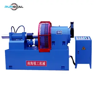 Factory Wholesale Manual Tube Embossing Rotary Swaging Pipe Stainless Steel Spinning Machine