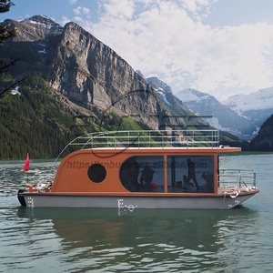 Maison mobile moderne <span class=keywords><strong>sur</strong></span> <span class=keywords><strong>l</strong></span>'<span class=keywords><strong>eau</strong></span>, coque en aluminium, moteur hors-bord, <span class=keywords><strong>bateau</strong></span>-maison, nouvelle petite maison flottante, vente chaude - Product Image 2