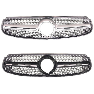 กระจังหน้า Mercedes-Benz GLC X253 สีดำและสีเงิน ทำจากพลาสติก ABS อะไหล่เปลี่ยนช่องรับอากาศกันชน - Product Image 2