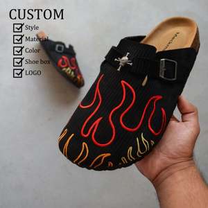 Pantuflas de Corcho para Hombre y Mujer, Zuecos Cómodos, Zapatos Suaves para Casa y Exterior, Pantuflas Casuales de Piel de Ciervo - Product Image 2