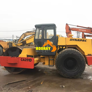 Low Working Hours Machine <b>Used</b> Dynapac CA251D <b>Used</b> <b>Road</b> <b>Roller</b> CA25D CA251D CA30D CA301D with Powerful Functions in Stock - Product Image 1