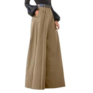 Nouveau <span class=keywords><strong>pantalon</strong></span> évasé taille haute pour <span class=keywords><strong>femme</strong></span>, coupe décontractée, délavé coloré, anti-boulochage, <span class=keywords><strong>été</strong></span> - Product Image 5