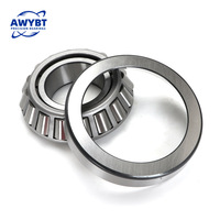Roulement à rouleaux coniques à faible friction en acier, simple rangée, métrique, plusieurs tailles, personnalisation OEM prise en charge