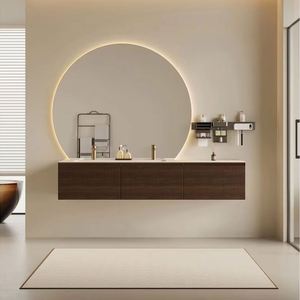 Automatic Cabinet Side Luxury Modern Washroom Plywood Bathroom <b>Vanities</b> in Malaysia - Product Image 2