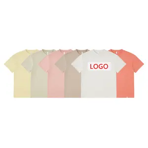 New Design T-shirt Blank Oversized Cotton Loose Fit Little Drop Shoulder Men T Shirt Custom Logo